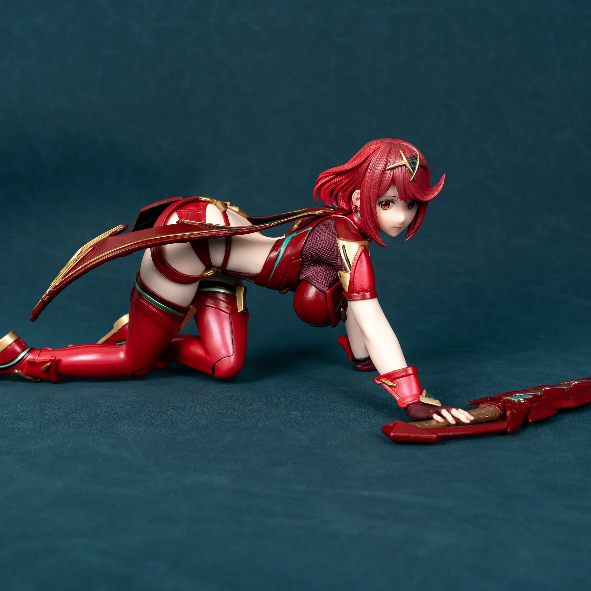 

27cm New Xenoblade 2 Anime Figure Pyra Peripheral PVC Model Sexy Beautiful Girl Statue Desktop Decoration Ornaments Gifts Toys