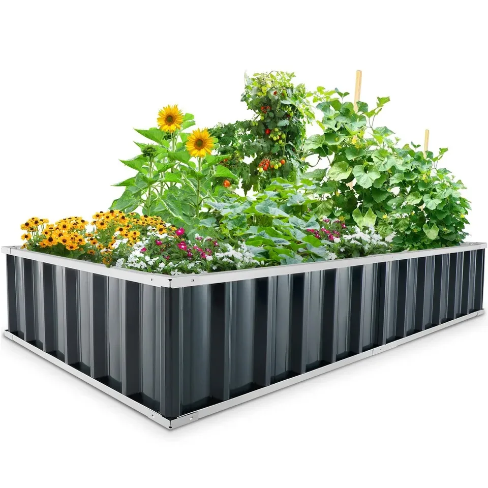 Planter Flower Grow Box Vegetable Elevated Raised Garden Bed Basket