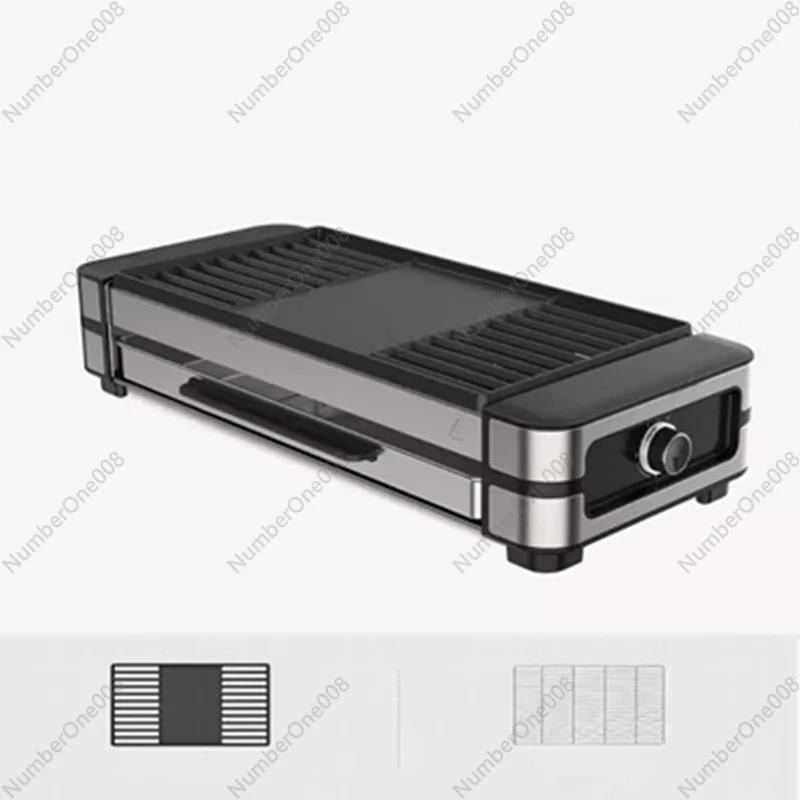 

Электрический бездымный гриль для дома, здоровый антипригарный гриль для шашлыка и стейков, бытовой кухонный прибор