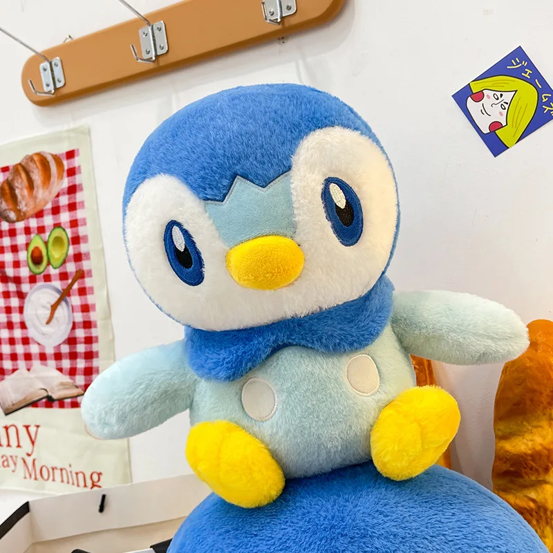 30/45/60cm Anime Spirit Piplup Plüschtier Niedlicher Pinguin Weiche Stofftierpuppen Kawaii Plüschkissen Heimdekoration Geburtstagsgeschenke
