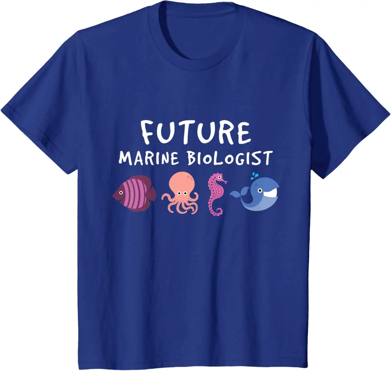 Future Marine Biologist Ocean Life Enthusiast Sea Lover T-Shirt Boy Girl Kid Cotton Casual Short Sleeve Tee Graphic T Shirts