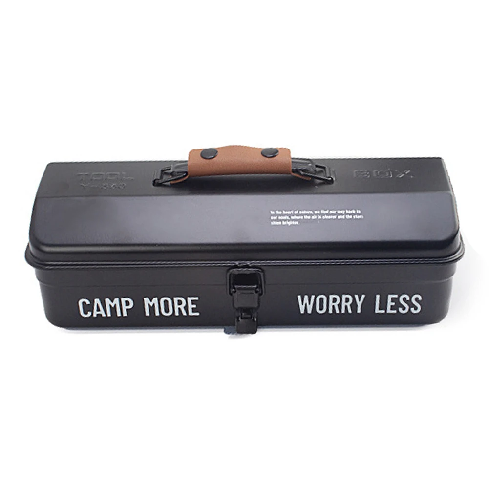 

Tool Storage Metal Tool Box Functionality Camping Gear Screwdriver Case Lightweight Construction Weather Resistant Design
