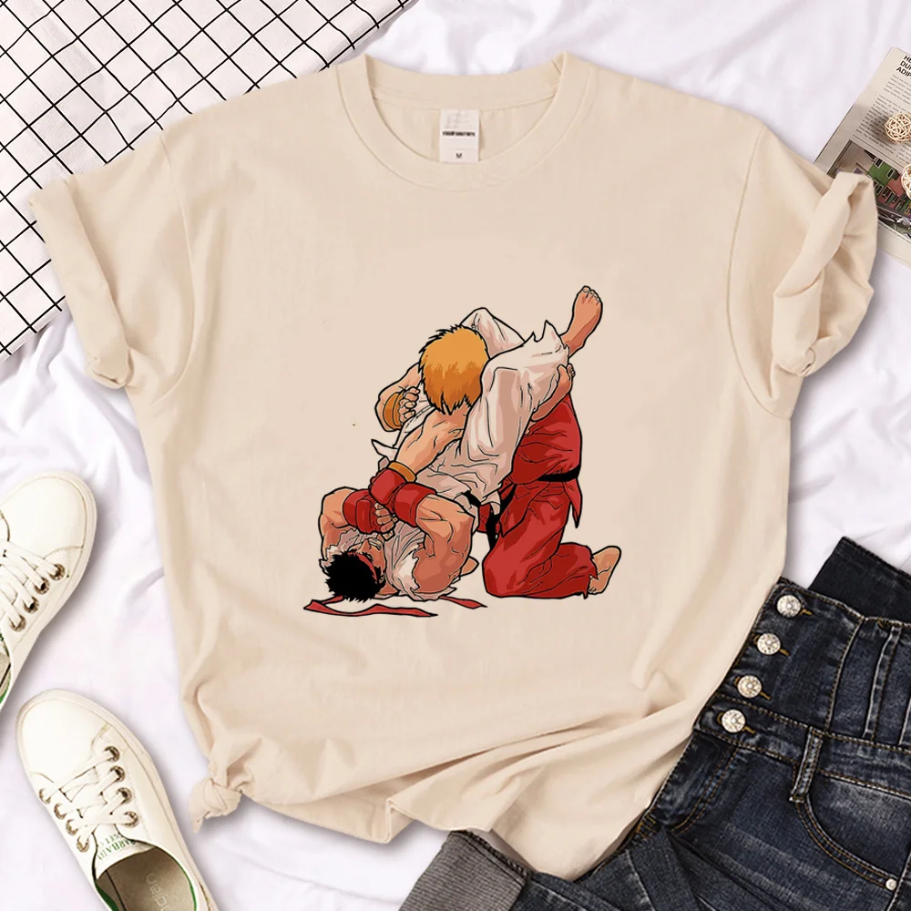 Jiu Jitsu t-shirts women manga t shirt female funny manga clothing