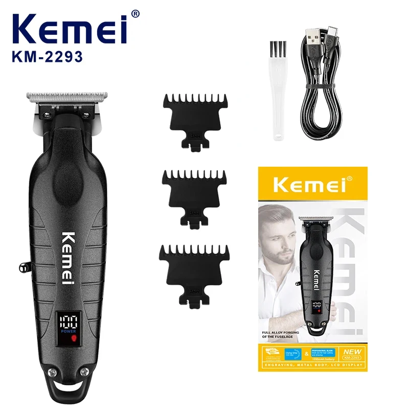 KEMEI Km-2293 New Design Hair Cutter Machine Best Brand Fast Charging Barber Machine Blades Hair Cutter