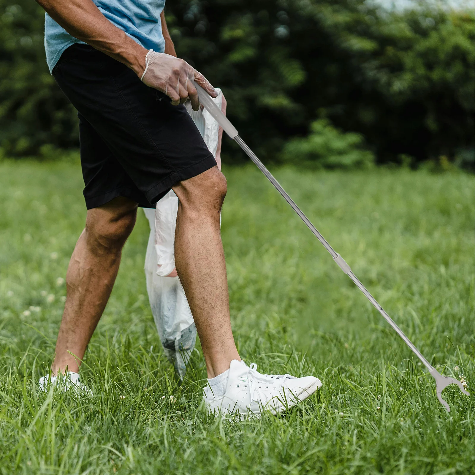 

2Pcs Foldable Reacher Grabber Tool Heavy Duty Trash Picker Lightweight Grab Stick Long Reach for Seniors Rubbish Grabber Litter