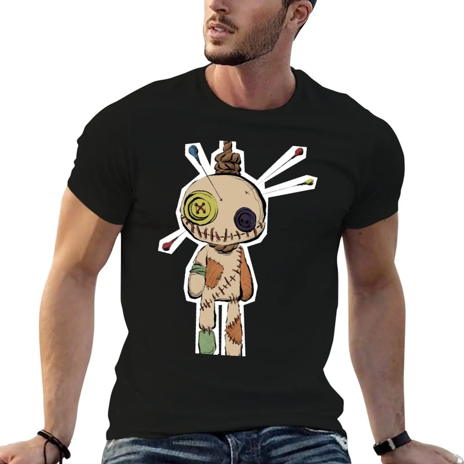 VooDoo doll T-Shirt Big Size Loose Fit Tee Shirt