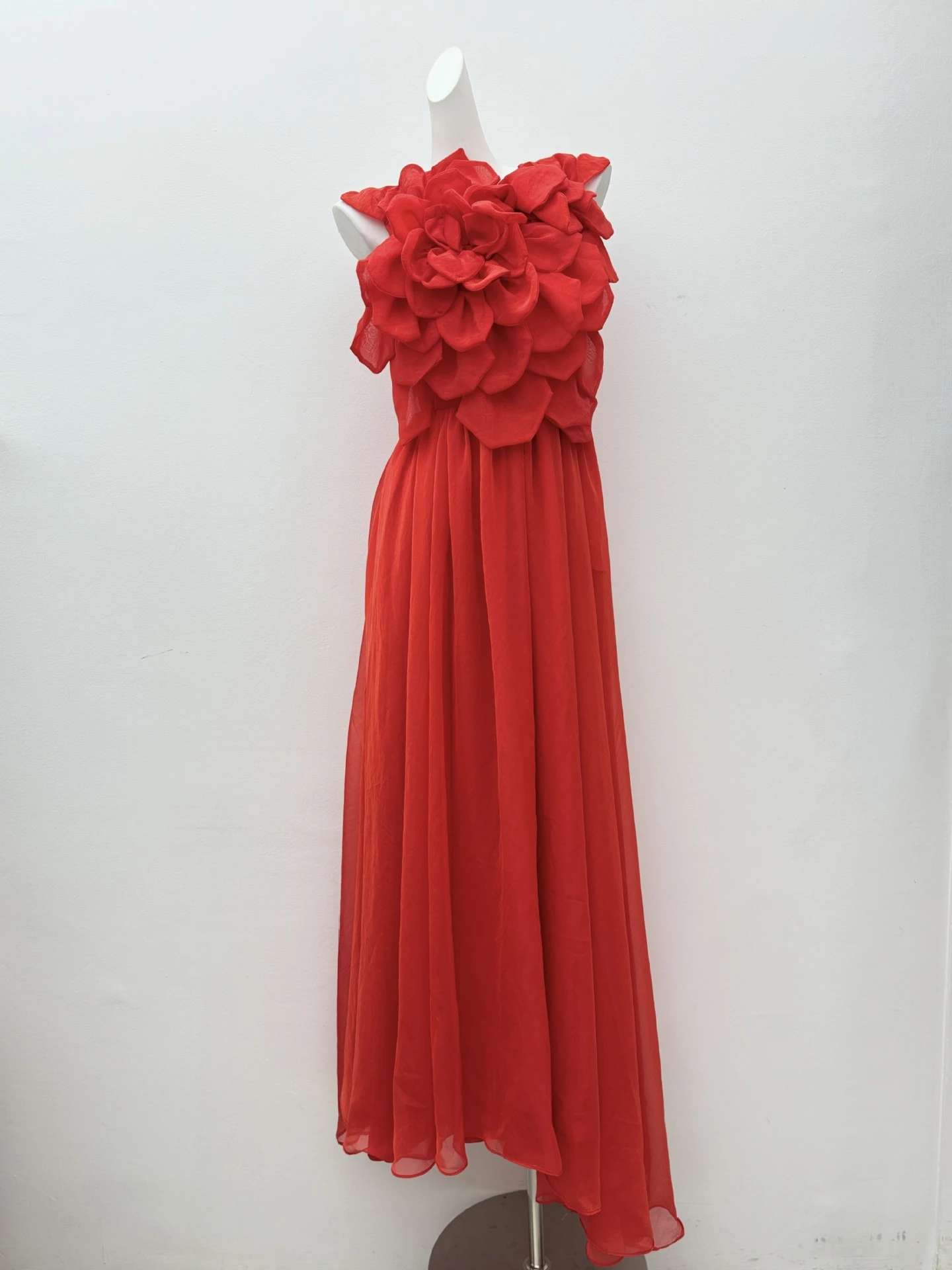 

Red Svel Women's Dr Spring Summer Autumn New Sle Design Sense Small ence Evening Gown Flared Silhouette Ci C...