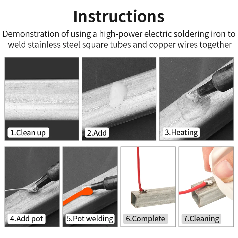 LUXIANZI Multifunctional Soldering Paste Flux Welding Tool For Aluminum/Stainless Steel/Copper/18650 battery Welding Rosin Paste