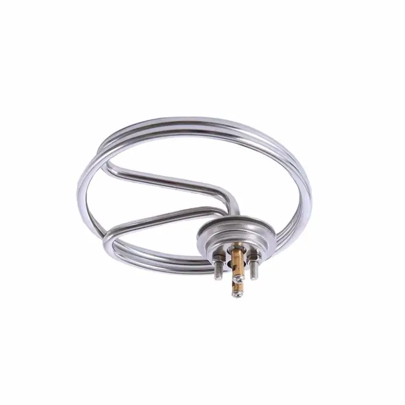 Double Round Type Stainless Steel Liquid Heating Element - 220V 3000W Heating Tube for Towel Car Insulation Barrel