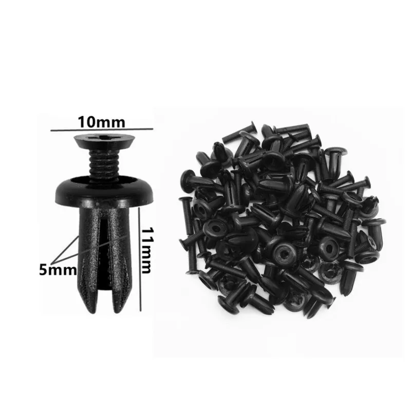 60Pcs 5mm 6mm 7mm 8mm 9mm 10mm Loch Auto Stoßstange Niet Verschluss auto Kotflügel Trim Panel Schraube Clips Für Honda Nissan Toyota Hyundai