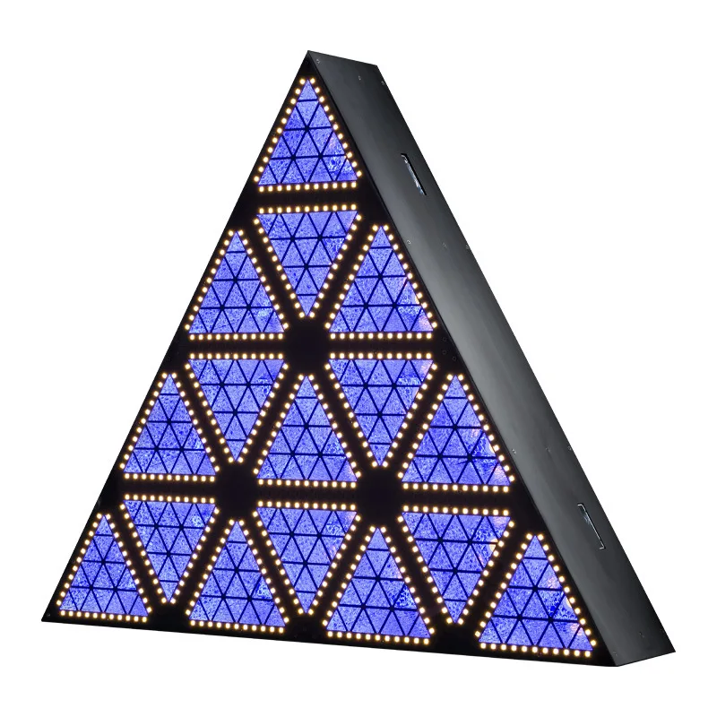 

2pieces Triangle Led Matrix Blinder beam16x30W RGB dmx background Triangle rgb matrix wash stage lighting