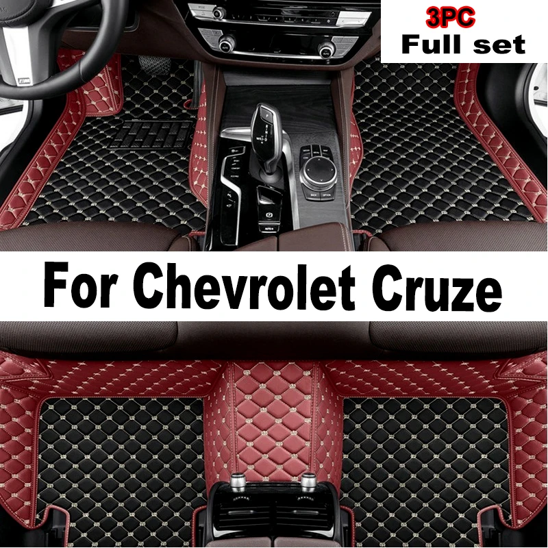 

LHD Car Floor Mats Custom Interior Styling Carpets For Chevrolet Cruze 2016 2015 2014 2013 2012 2011 2010 2009 2008 Accessories