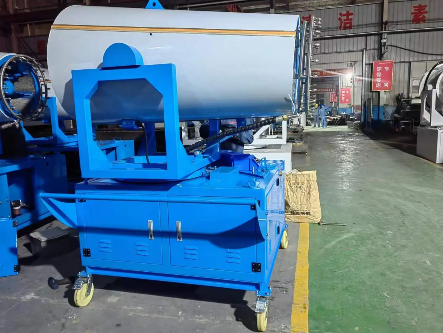 30m Spraystream Fog Cannon Effective Dust Control for Ore Mines Coal Yards Soda Ash Plants and Agricultural Areas