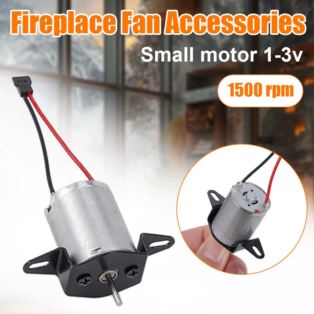 General Fireplace Fan Motor 1500RPM Stove Fan Electric Power Generator Motor Log Wood Burner Fireplace Accessory Replacement