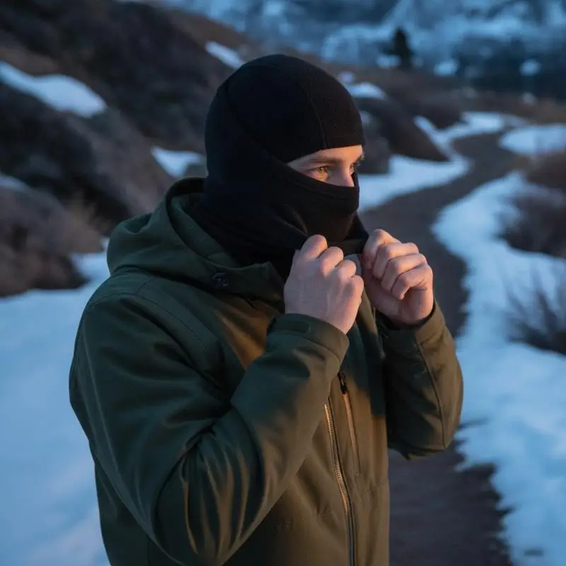 Winter Cycling Mask Thermal Windproof Ski Mask Men Women Warm Polar-fleece Outdoor Sport Motorcycle Face Mask