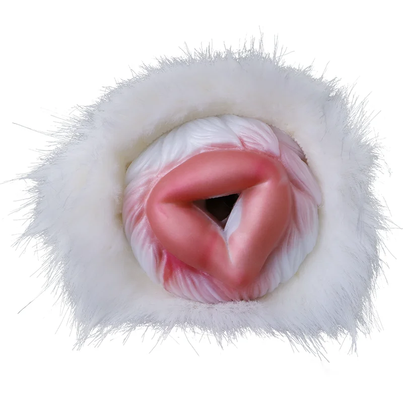 16*12cm Silicone Horse Vagina Anus Removeable Fur Male Masturbator Pocket Pussy Adult Sex Toys for Men Masturbation Cup Sexshop