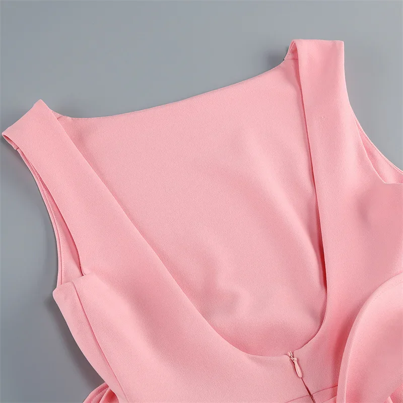 Immagine 5: Abito da donna Nuovo mini abito floreale 3D per l'estate 2025 Abiti corti senza maniche slim fit elastici y2k Abiti da festa sexy senza schienale