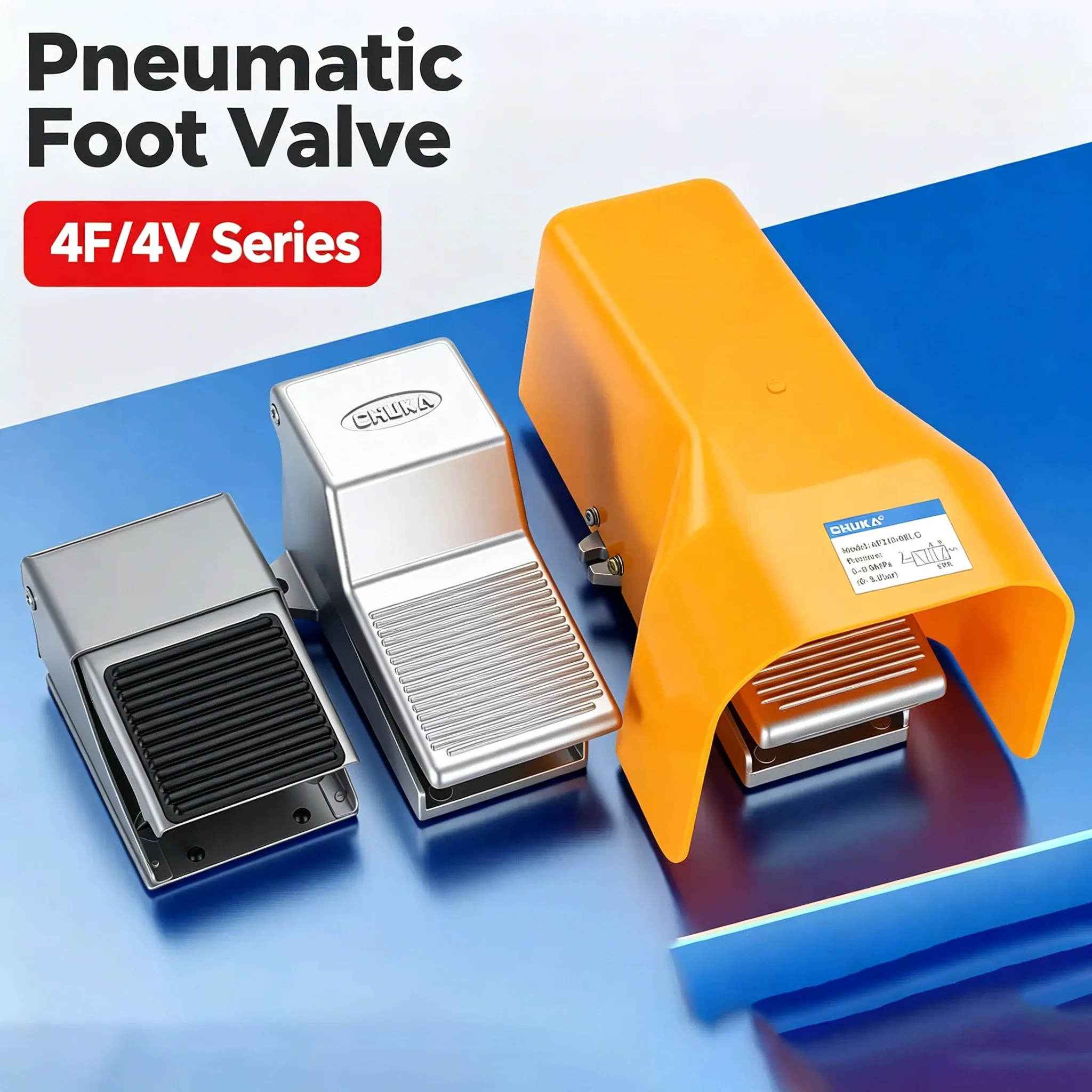 Pneumatic 4F210-08L Foot Pedal Valve Cylnder Control Switch FV320 FV 420 4F210-08G Ttwo Position Five Links