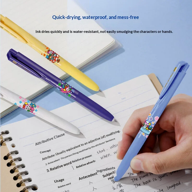 Uni Signo UMN-185 Kuma Kuma Bear Limited Gel Pen-0.5mm Low Viscosity Tip for Effortless Exam Writing,Fast Note Taking&Study,Sign