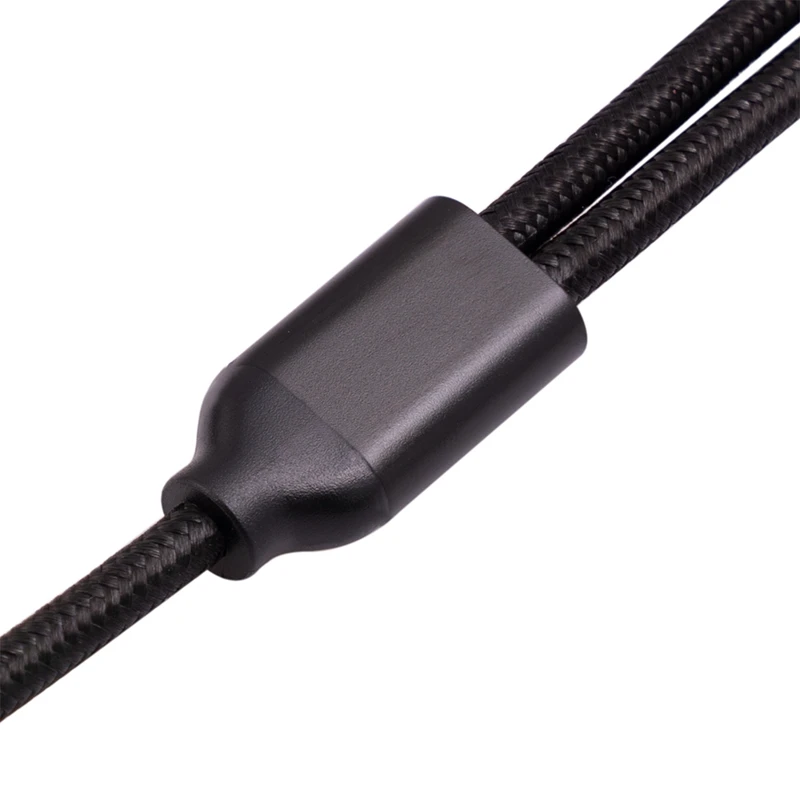 1Pcs 6.35Mm 1/4 Inch Stereo TRS Female To 2 Dual 6.35Mm Mono TS Male Y Splitter Cable Audio Adapter Cable