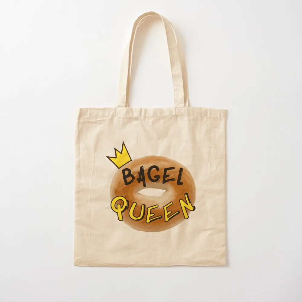 Bagel Queen Tote Bag tote bag custom Portable shopping bag canvas bags Canvas Tote