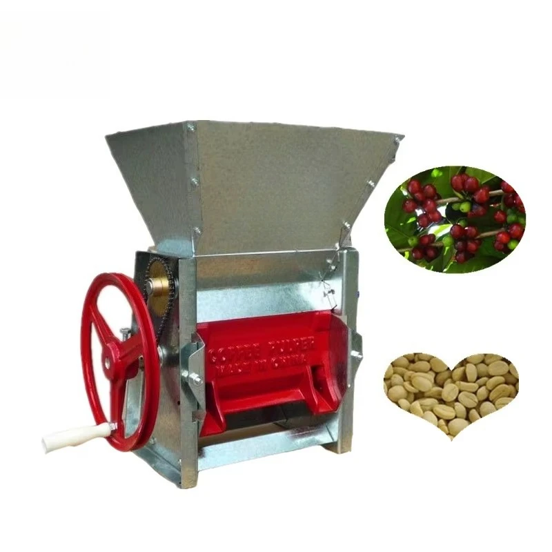 Fresh Coffee Bean Pulping Shelling Peeling Pulper Machine