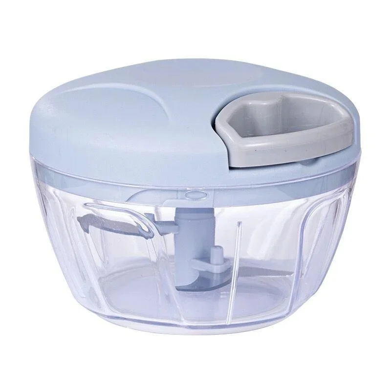 Hand Rotated Vegetable Chopper 500/900ML, Manual Onion Garlic Crusher Meat Mincer Kitchen Tool