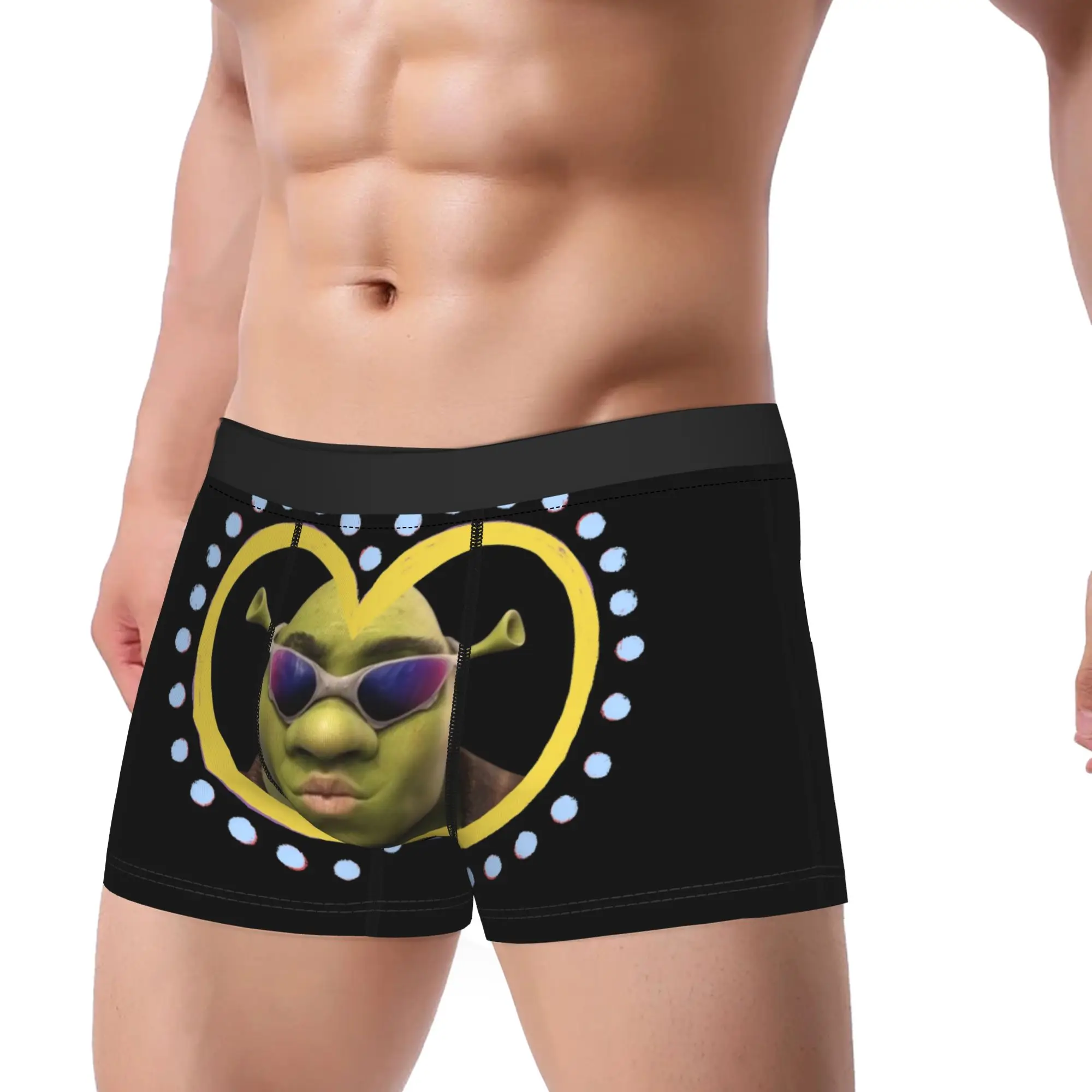 Sexy  S-shreks Underwear  Males Shorts Briefs Sexy Soft Trunk High Quality Customs Plus Size Underpants
