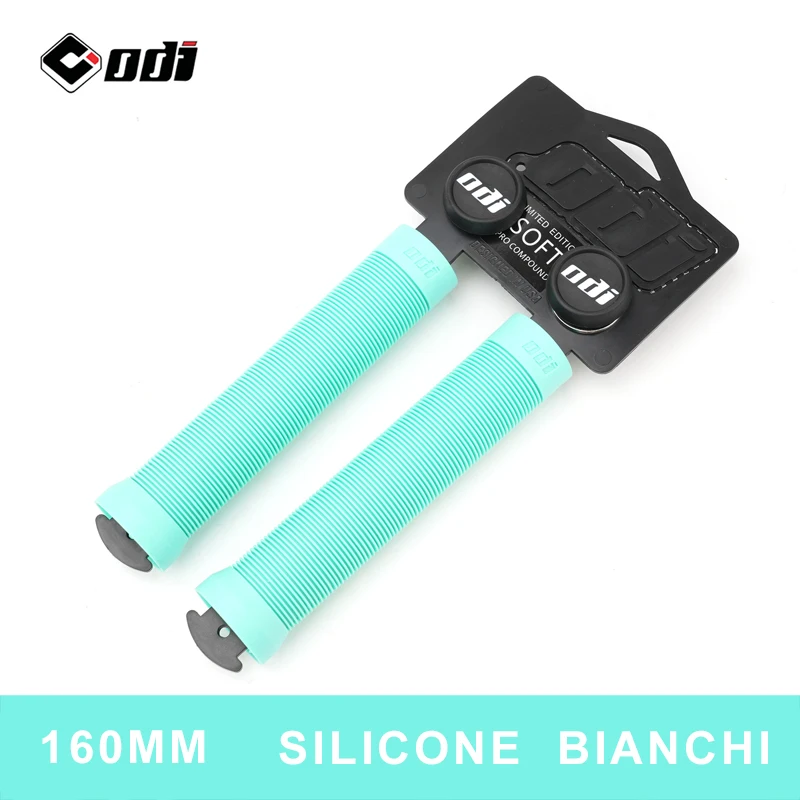 ODI Silikon-Fahrradlenkergriff, 160 mm, erweiterte MTB-Manschette, rutschfeste Mountainbike-Griffe, bequeme MTB-Lenkerabdeckung