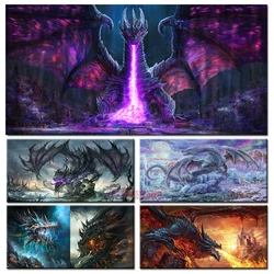 Red Fire and Ice Dragon Diamond Painting New 2023 DIY Full Square Round Diamond Mosaic Fantasy Embroidery gift Large Size G140