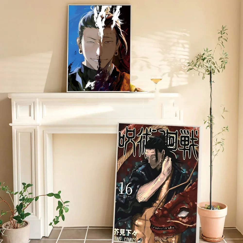 Jujutsu Kaisen Suguru Geto Vintage Posters Sticky Vintage Room Home Bar Cafe Decor Kawaii Room Decor