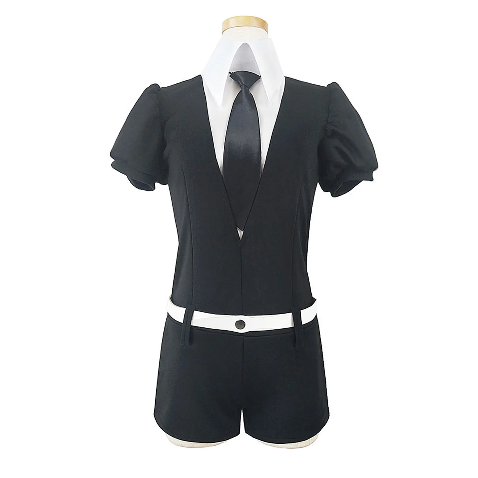 

Anime Phosphophyllite Cosplay Costume Shirt Rompers Uniforms For Women Playsuit Halloween Carnival Demon Outfits