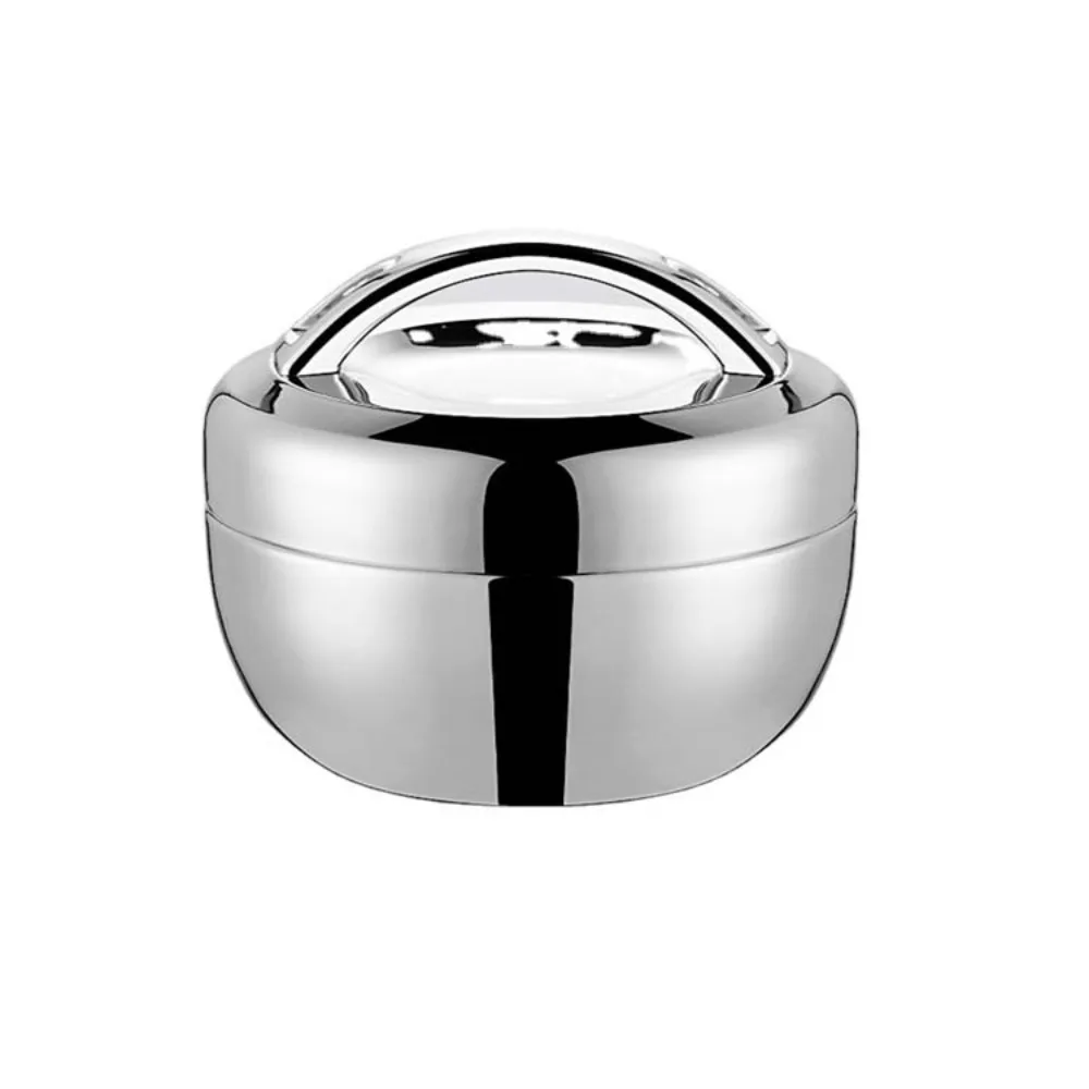 Stainless Steel Thermal Lunch Box Anti-scalding Double Layer Insulated Bowl Unbreakable Thickened Food Storage Container School