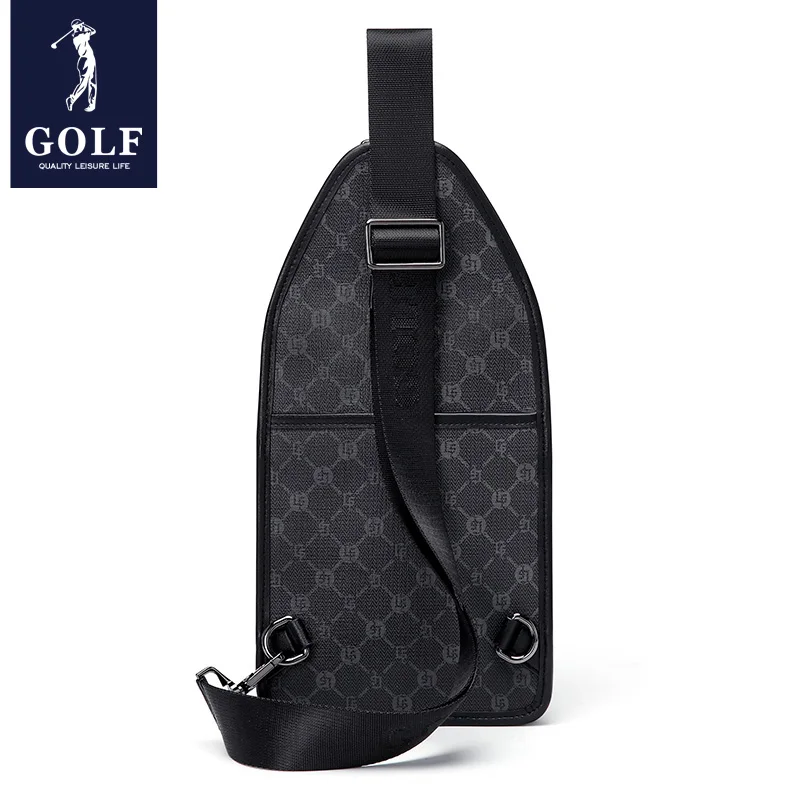 GOLF shoulder bag, crossbody bag, trendy chest bag, men\'s bag, new fashionable chest small backpack, casual business bag