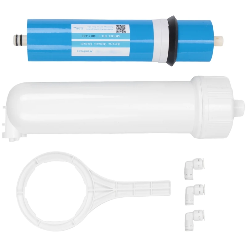 

400 GPD RO Reverse Osmosis Membrane,1/4Inch Quick-Connect Fittings,For Under Sink Home Drinking RO Water Filter System