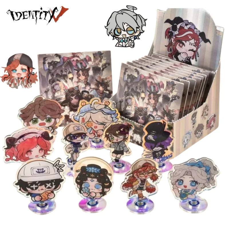 

New Identity V Gardener Emma Woods Prisoner Luca Balsa Creative Q Edition Вращающаяся акриловая подставка-сюрприз Mystery Box Set Gift