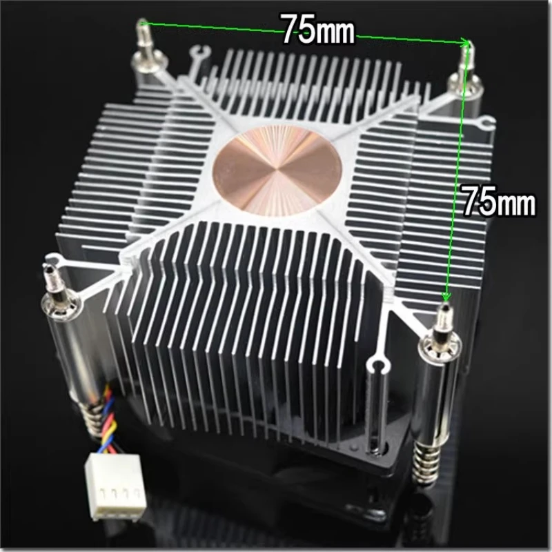 

Для бесшумного радиатора процессора AVC с медным сердечником 1150 1151 1200 1700 i3 i5 I7 E3 вентилятор процессора