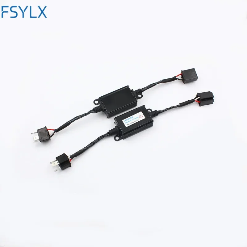 FSYLX H4 LED canceller Decoder for H4 H7 9005 9006 9007 H8 H11 H13 LED headlight Canbus Resistor Decoder LED Warning Canceller