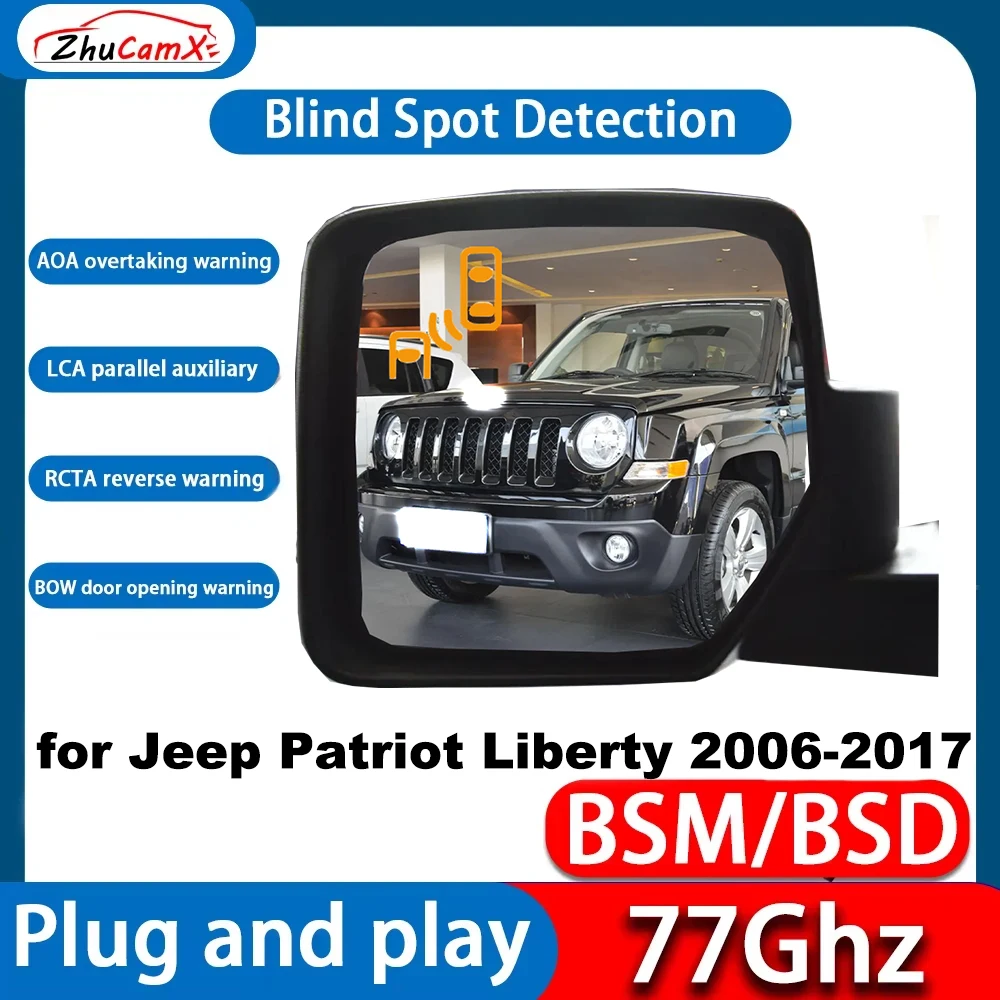 for Jeep Patriot Liberty 2006-2017 Blind Spot Assist Monitor Monitoring Detection BSM BSA BSD System 77Ghz Millimeter Wave Radar