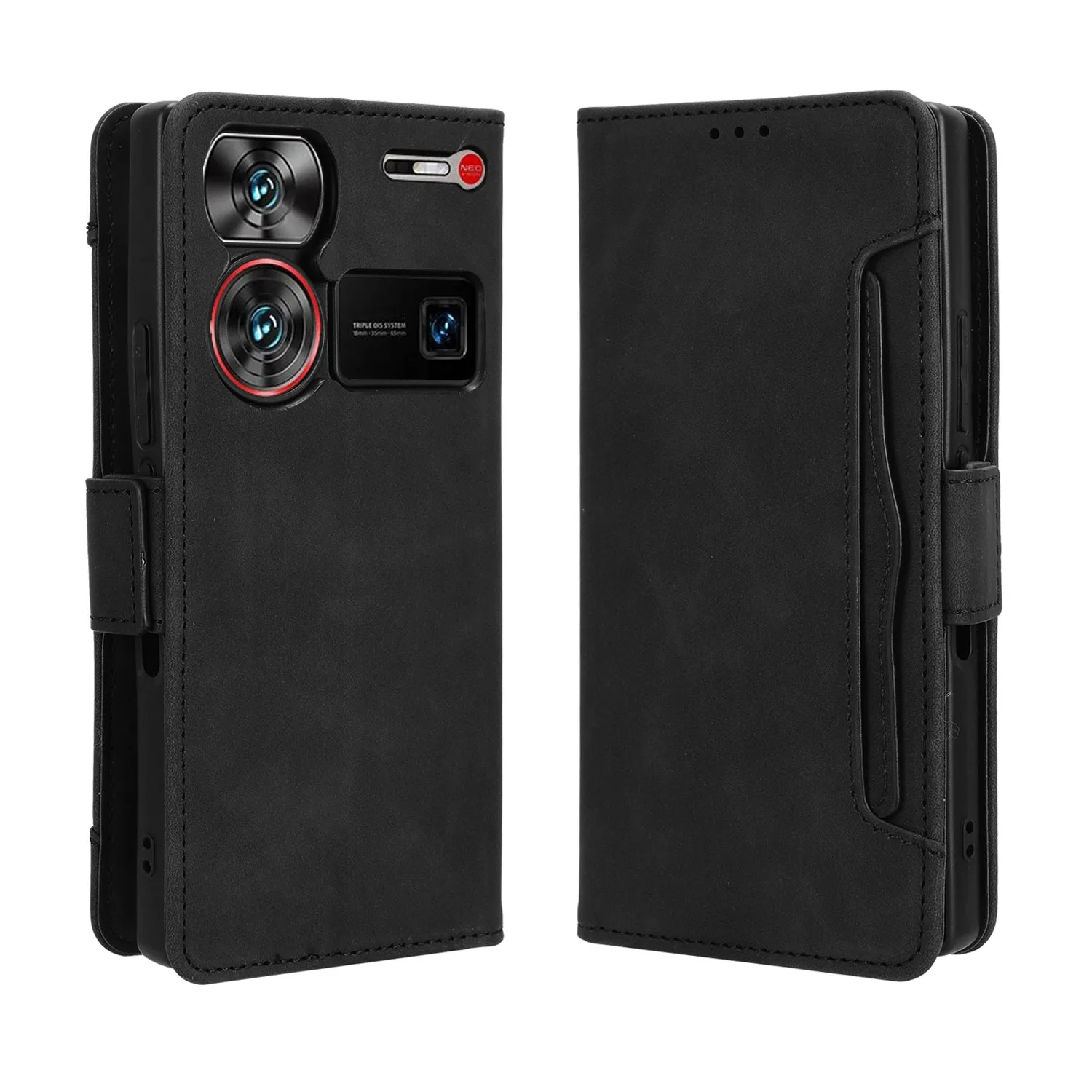 Separate Multiple Card Slot Wallet Magnetic Closure Cover For ZTE nubia Z60 Z50 Ultra Z50S Pro Z40S Flip Leather Shockproof Case