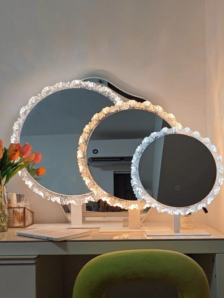 smart-touch-led-light-makeup-mirror-desktop-portable-beauty-cosmetic-desk-luxury-vanity-mirror-asymmetrical-frame-design