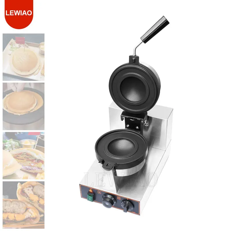 12Cm With Handle Buckle Big Size UFO Burger Maker Machine Ice Cream Hamburger Press Sandwich Machine Ice Cream Burger Machine