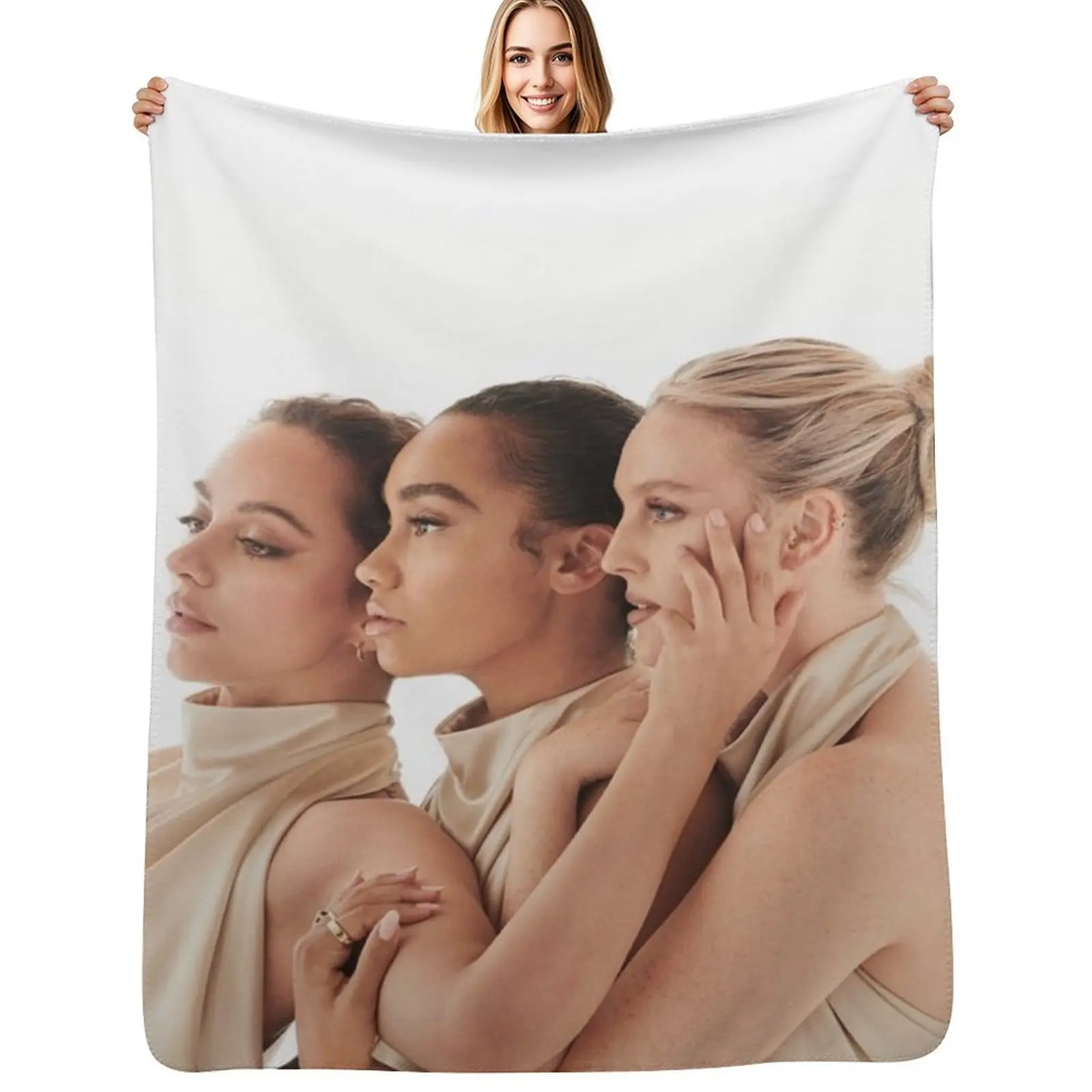 Little mix 10 years New album Between us Throw Blanket Plush Fuzzy Cozy Blanket for Couch Sofa