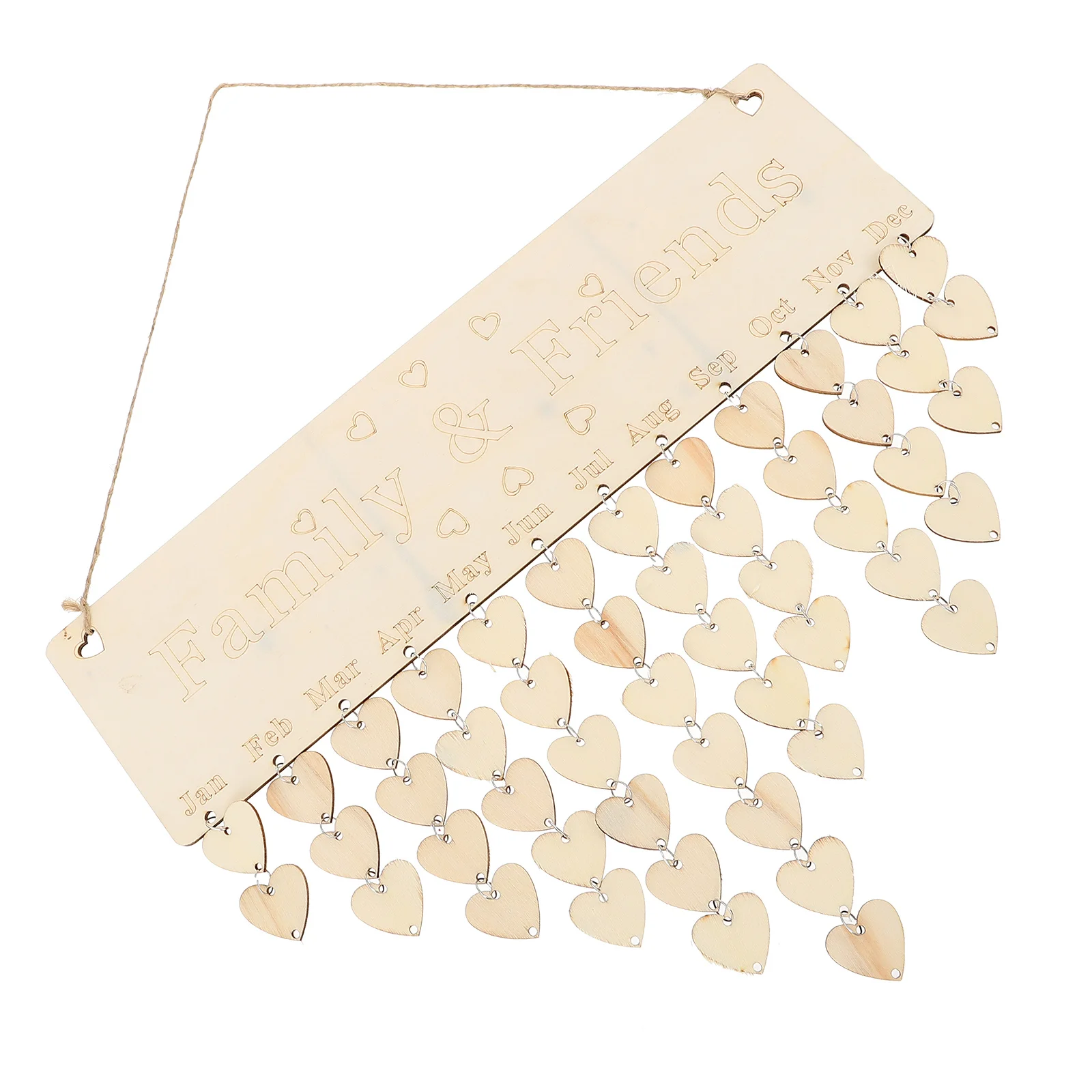 

1 комплект, деревянный кулон-календарь, сделай сам, подвесная доска-напоминание о дне рождения, настенный декор, семейный юбилей, маркер даты, деревянный календарь, набор «сделай сам»