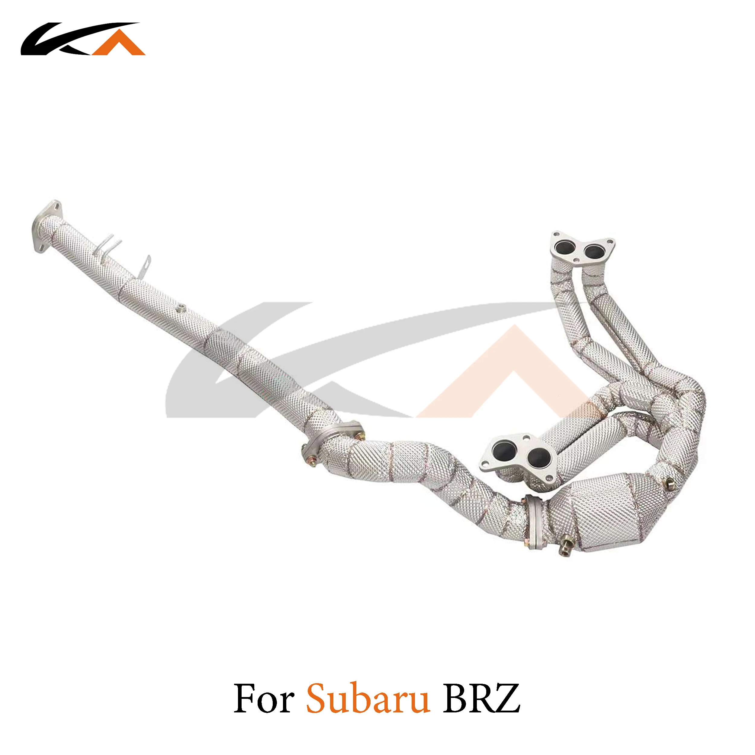 KA Tuning exhaust system header stainless manifold for Subaru BRZ performance catalysis heat shield