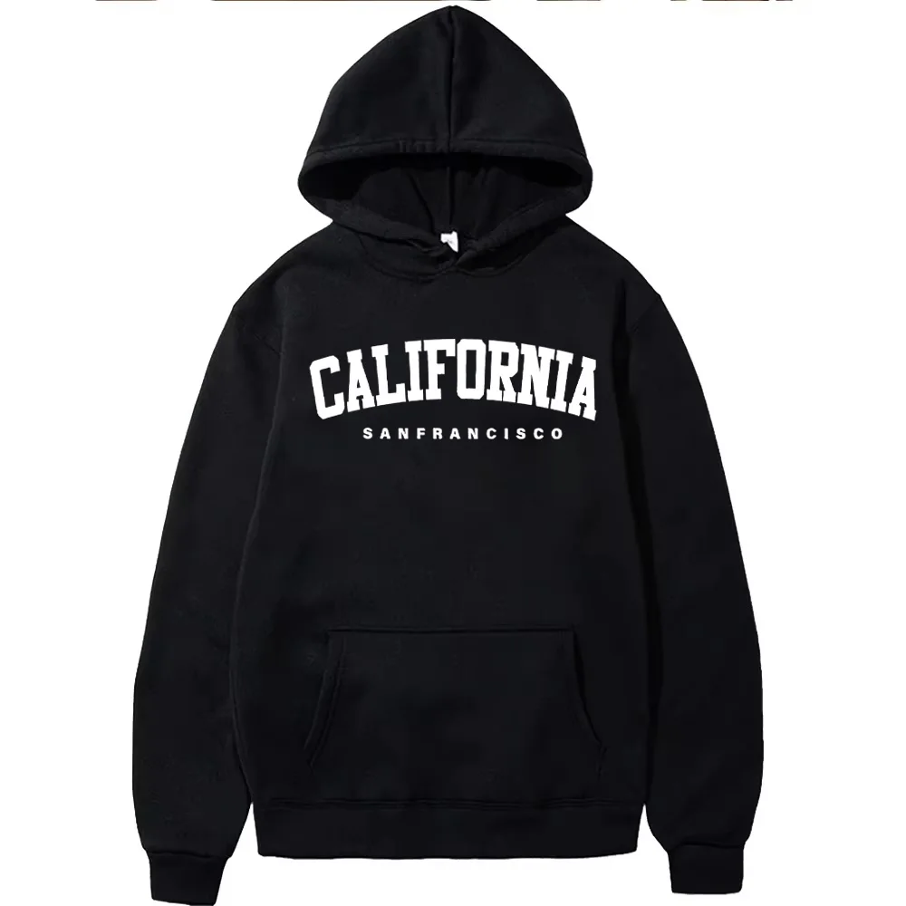 

Теплая и удобная зимняя мужская толстовка с капюшоном в 2025 году, уличная одежда с принтом.