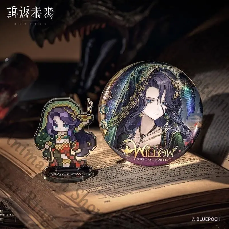 

Genuine Reverse:1999 *Irrational maze* ambitus pixel acrylic standing sign tinplate badge colleagues Willow Lopera collect gift