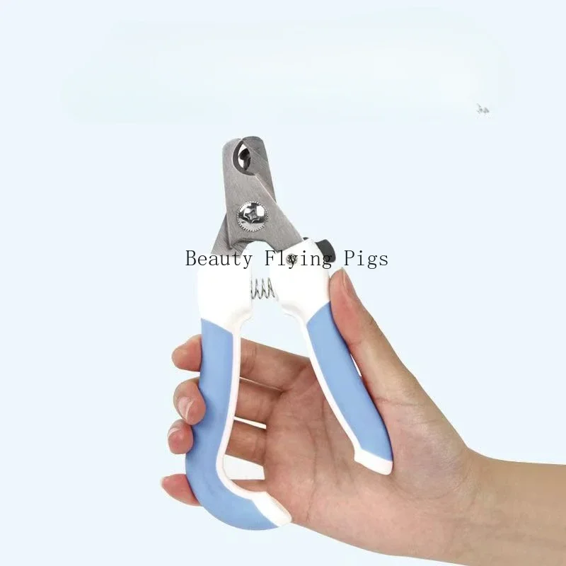 Dog Nail Clipper Scissors Kitten Nail Toe Claw Clippers Trimmer Labor-Saving Grooming Tools for Animals General Pet Supplies