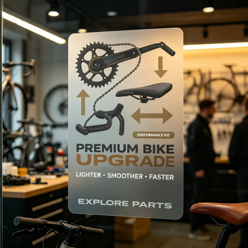Any Size Custom Commercial Publicity Stickers Waterproof VinylDecals for Business Campaigns In‑Store Premises Brand Presentation