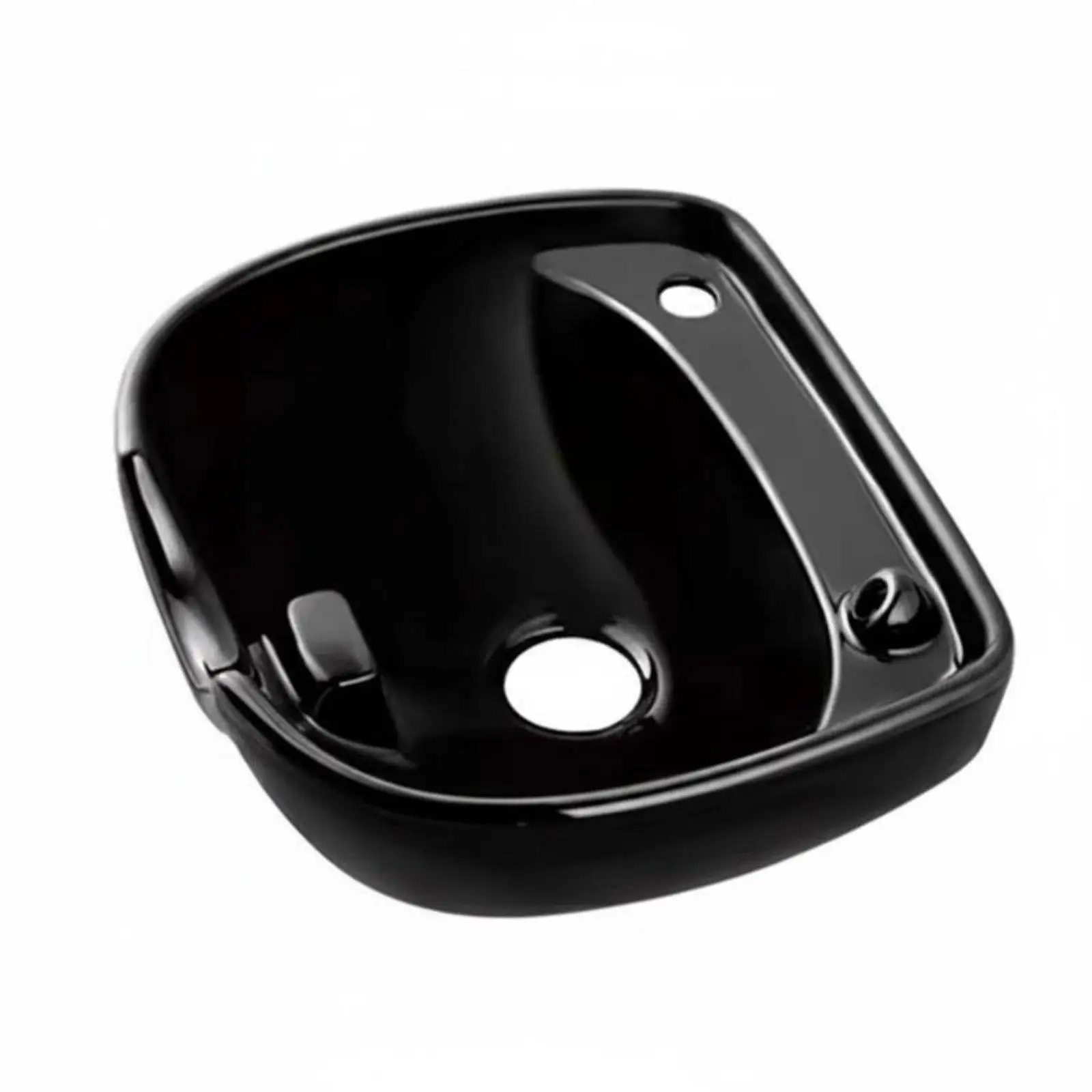 Ceramic Shampoo Basin for Hair Salon Backwash Sink with Neck Rest for Professional Barber Wash
